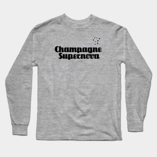 Champagne Supernova, black Long Sleeve T-Shirt